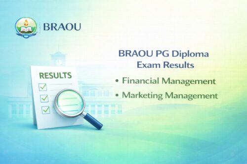 BRAOU PG Diploma Exam Results