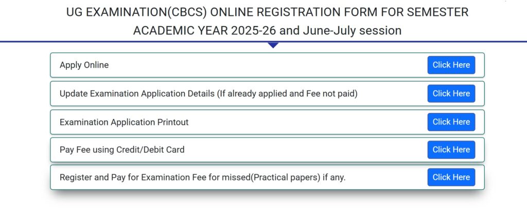 BRAOU Exam Registration