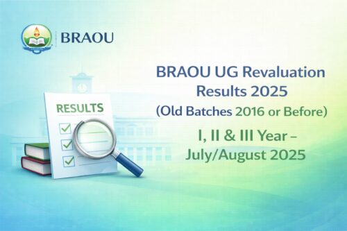 BRAOU UG Revaluation Results 2025